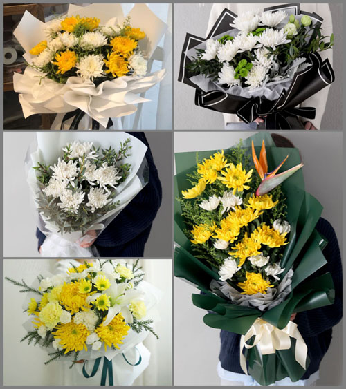 广东肇庆市封开县长岗镇福石村白事花束代送